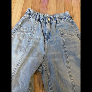 Blank NYC Size 24 Here Goes Nothing Cotton Jeans Retro Paperbag